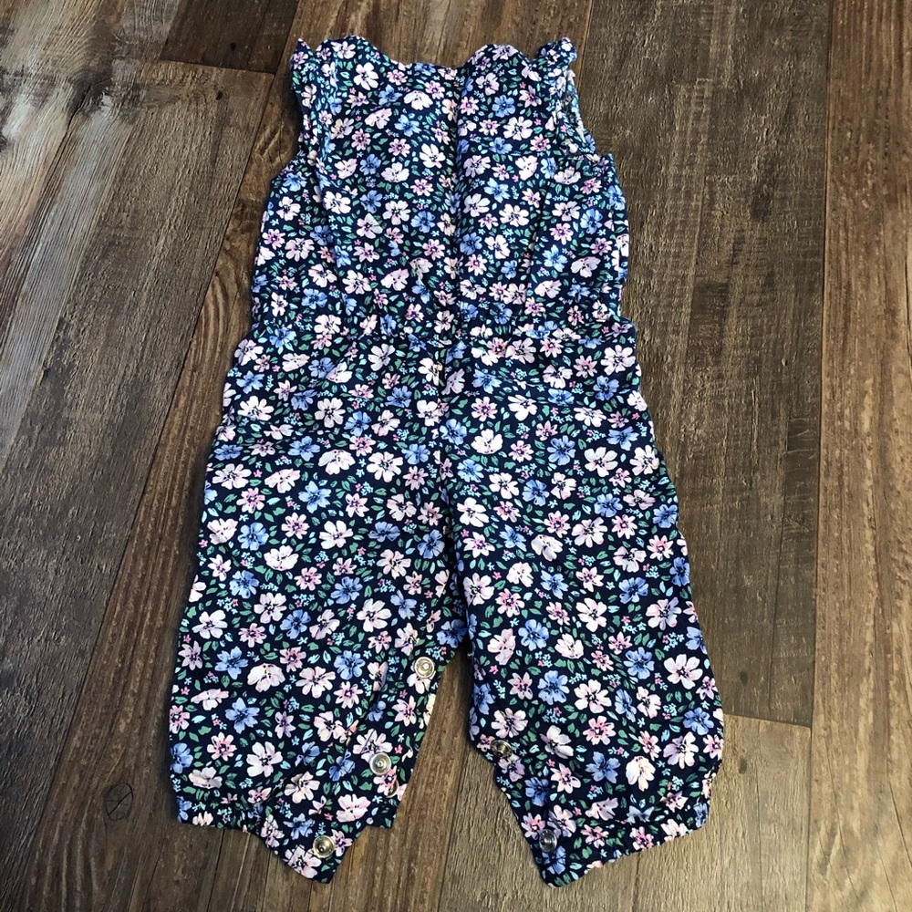 Super Cute Floral Snap Romper - 3mo